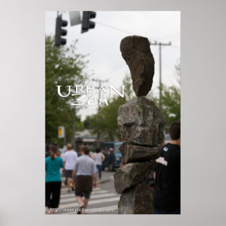 Póster Zen urbano