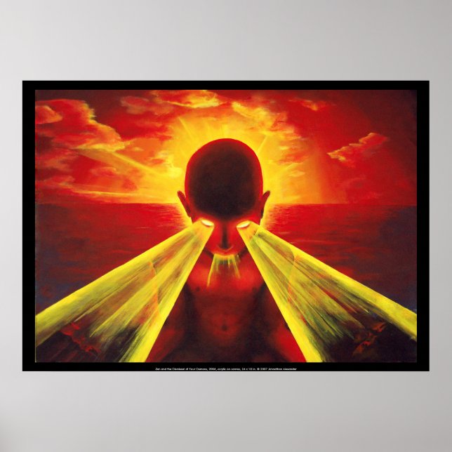 Póster Zen y la destitución de tus demonios (Frente)