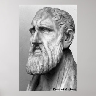 Póster Zeno de Citio / Filósofo griego /