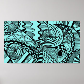 Póster Zentangle Wall Poster