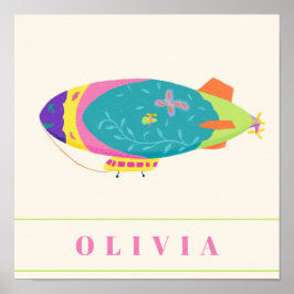 Póster 'Zeppelin' del conjunto de 3 'Dream To Fly'