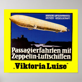 Póster Zeppelin Viktoria Luise