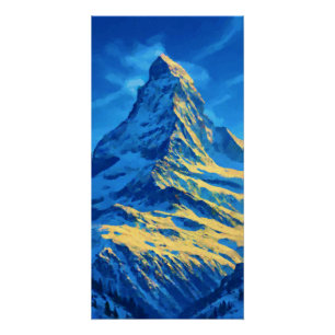 Póster Zermatt Vintage Travel