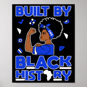 Póster Zeta Phi Beta Sorority Orgullo de Reina Negra Mela