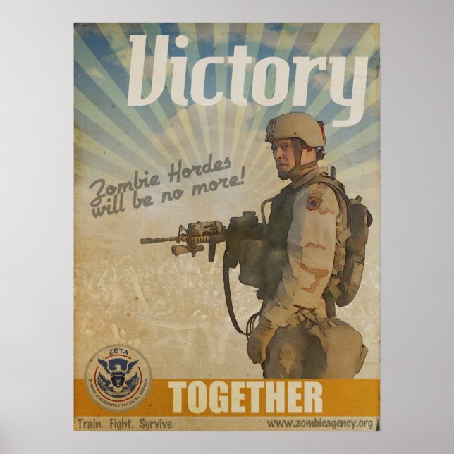 Póster ZETA Zombie Victory Poster (Frente)