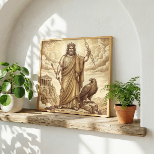 Póster Zeus Mitología Griega