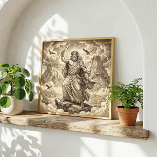 Póster Zeus Mitología Griega