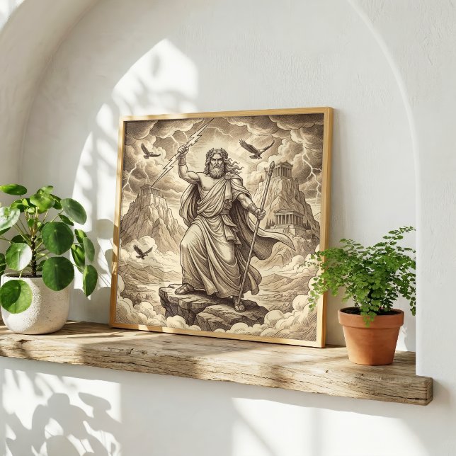 Póster Zeus Mitología Griega (Subido por el creador)