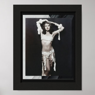 Póster Ziegfeld Follies Chica Grace Moore