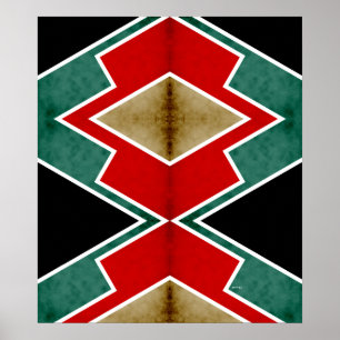 Póster Zig Zag Angles 4