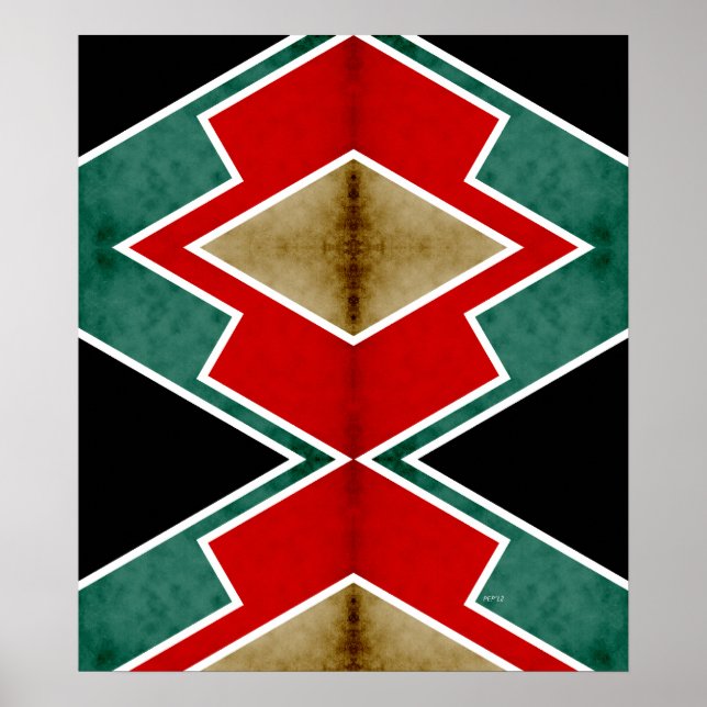 Póster Zig Zag Angles 4 (Frente)