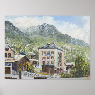 Póster Zinal Suiza. 2007