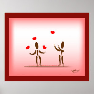 Póster Zinglees~Amor malabarista