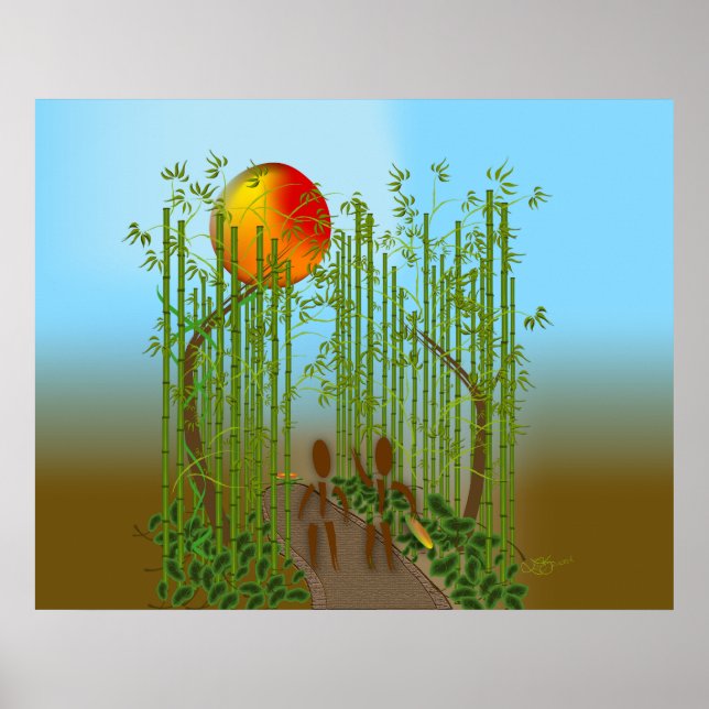Póster Zinglees ~ Bamboo (Frente)