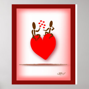 Póster Zinglees~Flotando en el amor