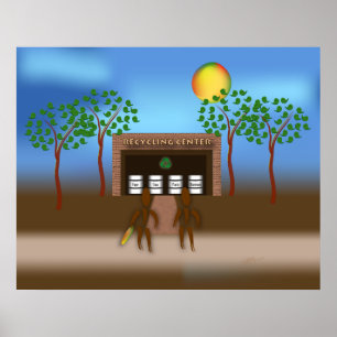 Póster Zinglees ~ Reciclaje