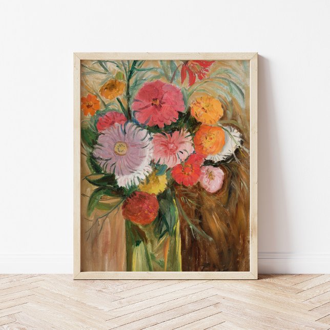 Póster Zinnias y Asters | Tadeusz Makowski (Subido por el creador)