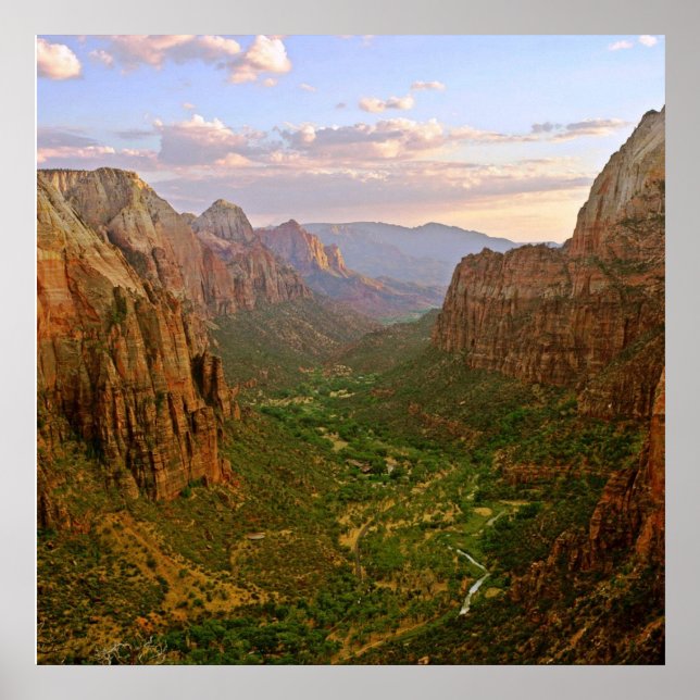 Póster zion angels aterrizando utah poster DE 8.99 (Frente)