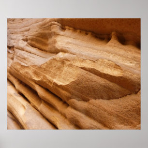 Póster Zion Canyon Wall II Red Rock Resumen Fotografía