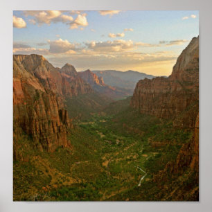 Póster Zion National Park - Angels Landing