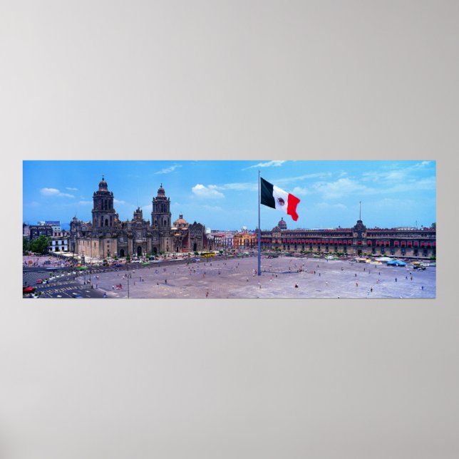 Póster Zócalo, Ciudad de México, México (Frente)