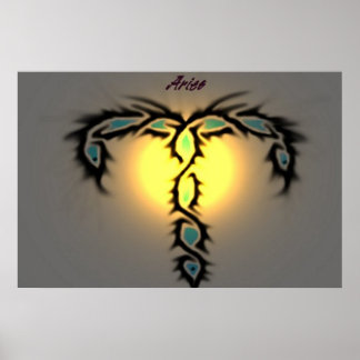 Póster Zodiac Aries