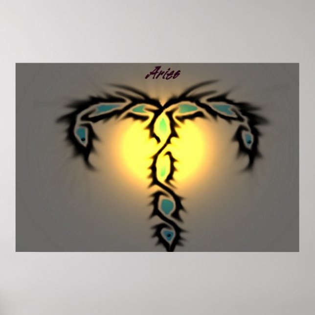 Póster Zodiac Aries (Frente)