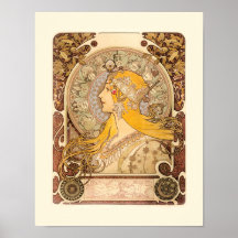 Zodiac de Alphonse Mucha