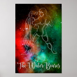 Póster Zodiac: Poster de Aquarius "El que causa el agua"