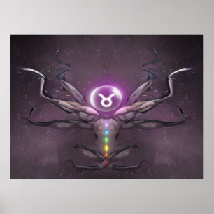 Póster Zodiac Taurus Horoscope Sign Poster