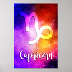 Póster Zodiac: Vela espacial Capricornio