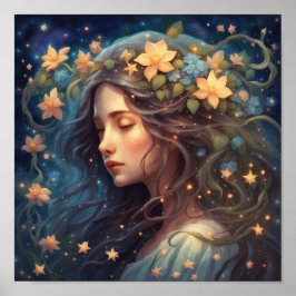 Póster Zodiac Virgo