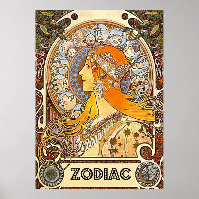 Póster Zodiaco 1896 (Frente)
