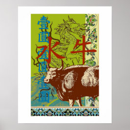 Póster Zodiaco chino