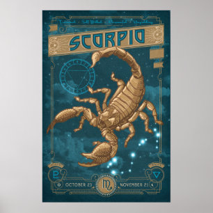 Póster Zodiaco: Escorpión