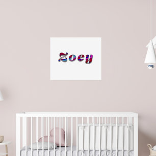 Póster Zoey-Funky Wave Design