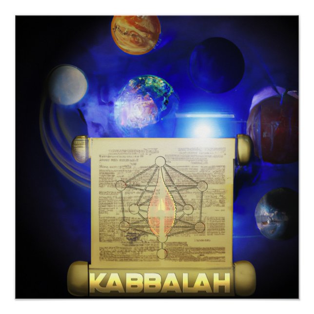 Póster Zohar Kabbalah (Anverso)