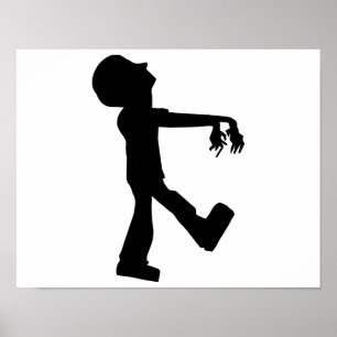 Póster Zombi que camina