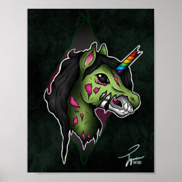 Póster Zombicorn