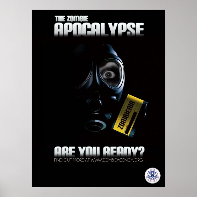 Póster Zombie Apocalypse Poster - Are You Ready? (Frente)