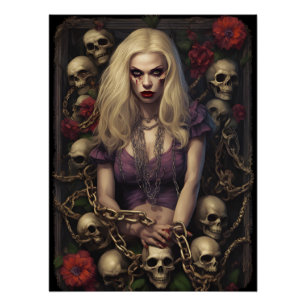 Póster Zombie Babe 05