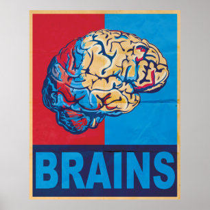 Póster Zombie Brain