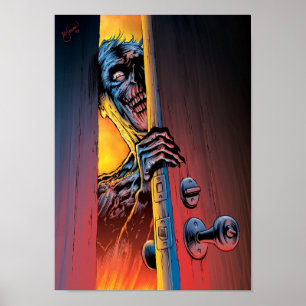 Póster Zombie En Tu Puerta