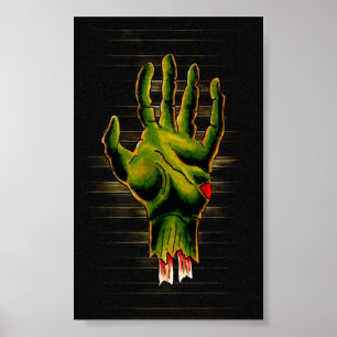 Póster Zombie Hand