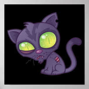 Póster Zombie Kitty