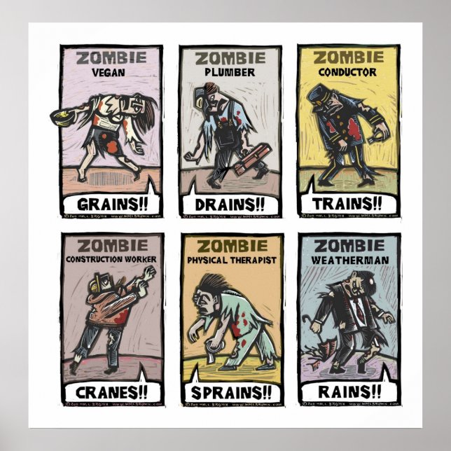 Póster Zombie Lifestyles - Poster (Frente)