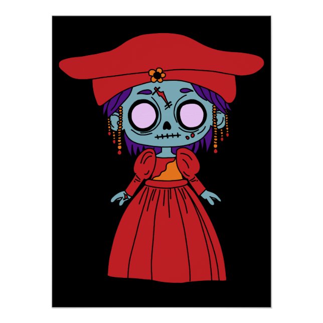 Póster Zombie namibiano (Anverso)