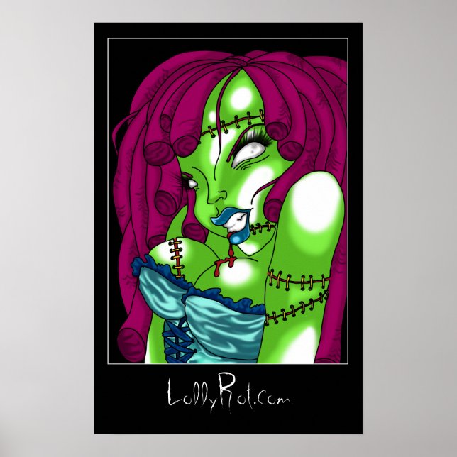 Póster Zombie Pin-up (Frente)