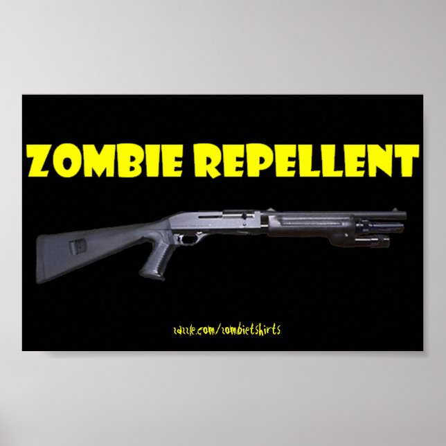 PÓSTER ZOMBIE REPELLENT POSTER (Frente)