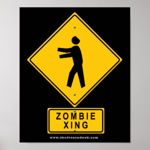 Póster Zombie XING